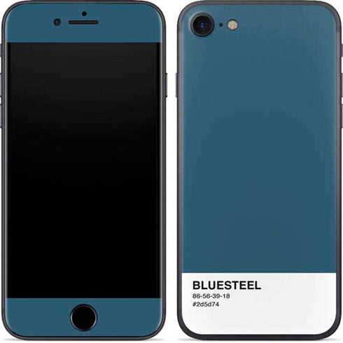 Bluesteel Color Palette iPhone 8 Skin