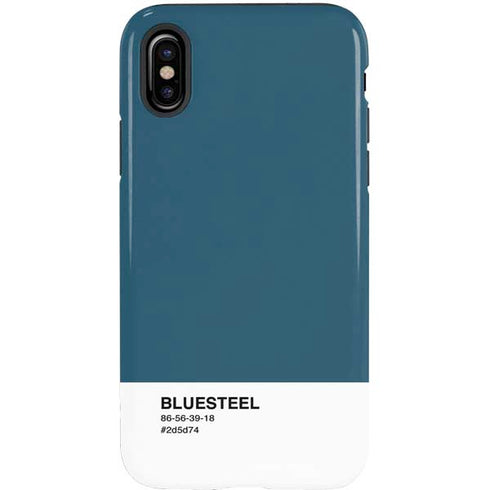 Bluesteel Color Palette iPhone X Pro Case