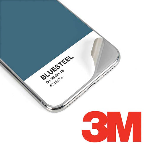 Bluesteel Color Palette iPhone XS Skin