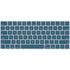 Bluesteel Color Palette Magic Keyboard Skin