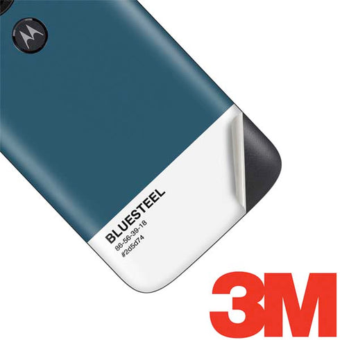 Bluesteel Color Palette Moto E5 Play Skin