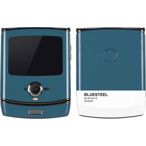Bluesteel Color Palette Motorola RAZR Skin
