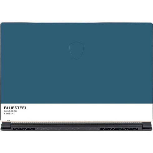 Bluesteel Color Palette MSI GS65 Stealth Laptop Skin