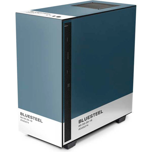 Bluesteel Color Palette NZXT H510 Compact ATX Mid-Tower Case Skin