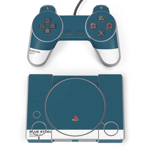 Bluesteel Color Palette PlayStation Classic Bundle Skin