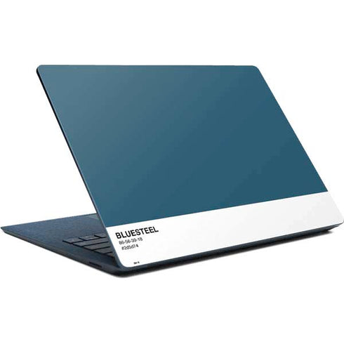 Bluesteel Color Palette Surface Laptop Skin
