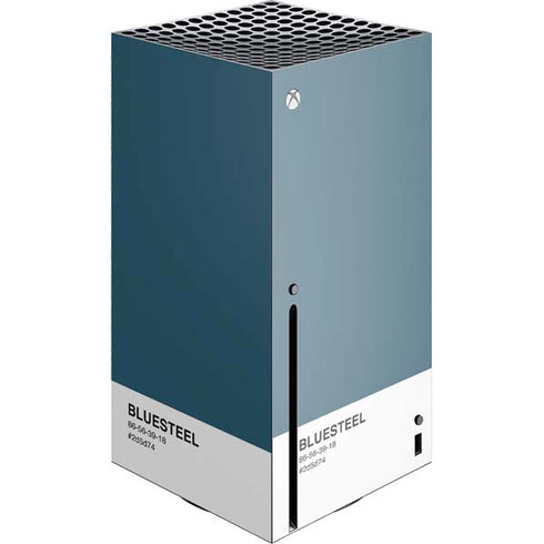 Bluesteel Color Palette Xbox Series X Console Skin