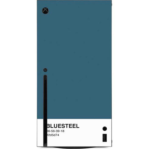 Bluesteel Color Palette Xbox Series X Console Skin