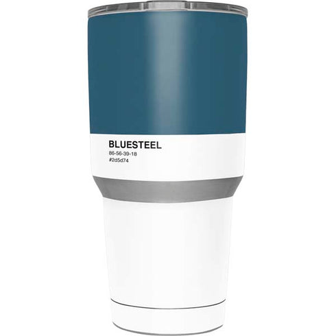 Bluesteel Color Palette Yeti 30oz Rambler Tumbler Skin