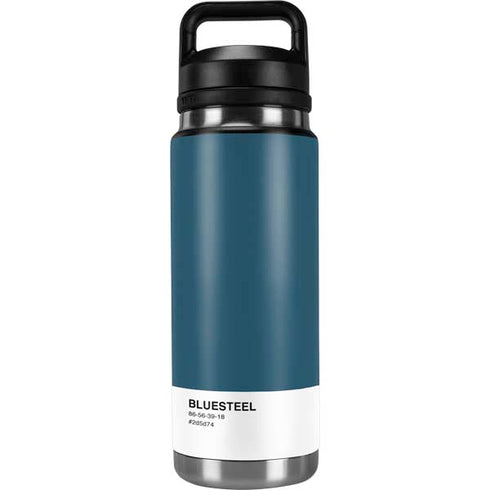 Bluesteel Color Palette YETI Rambler 26oz Bottle Skin