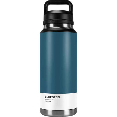 Bluesteel Color Palette YETI Rambler 36oz Bottle Skin