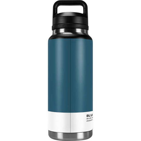 Bluesteel Color Palette YETI Rambler 36oz Bottle Skin