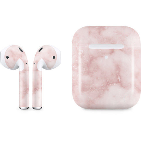 Blush Marble Apple AirPods 2 Skin