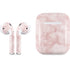Blush Marble Apple AirPods Skin