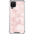 Blush Marble Galaxy A12 Clear Case
