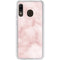 Blush Marble Galaxy A20 Clear Case