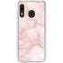 Blush Marble Galaxy A20 Clear Case