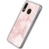 Blush Marble Galaxy A20 Clear Case