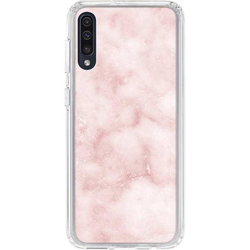 Blush Marble Galaxy A50 Clear Case