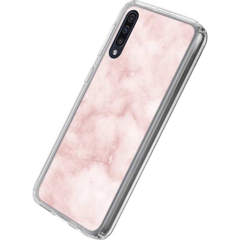 Blush Marble Galaxy A50 Clear Case