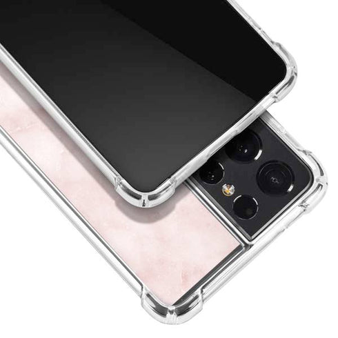 Blush Marble Galaxy S21 Ultra 5G Clear Case