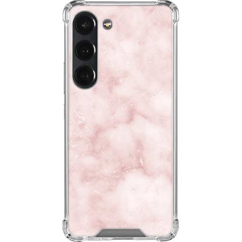 Blush Marble Galaxy S23 Clear Case