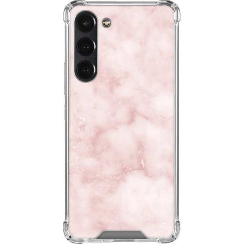 Blush Marble Galaxy S23 Plus Clear Case