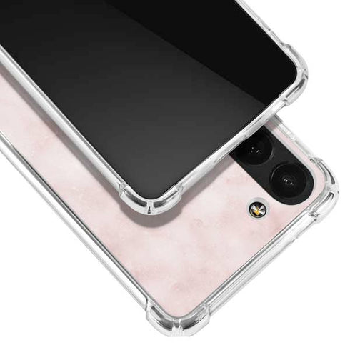 Blush Marble Galaxy S23 Plus Clear Case