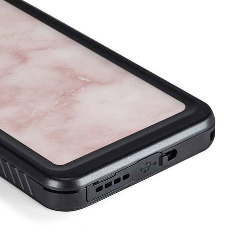 Blush Marble Galaxy S23 Plus Waterproof Case