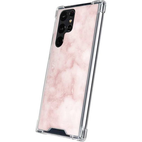 Blush Marble Galaxy S24 Ultra Clear Case