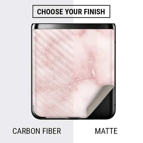 Blush Marble Galaxy Z Flip Skin