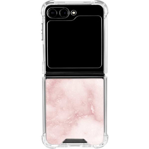 Blush Marble Galaxy Z Flip5 5G Clear Case