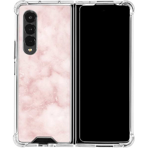 Blush Marble Galaxy Z Fold4 5G Clear Case