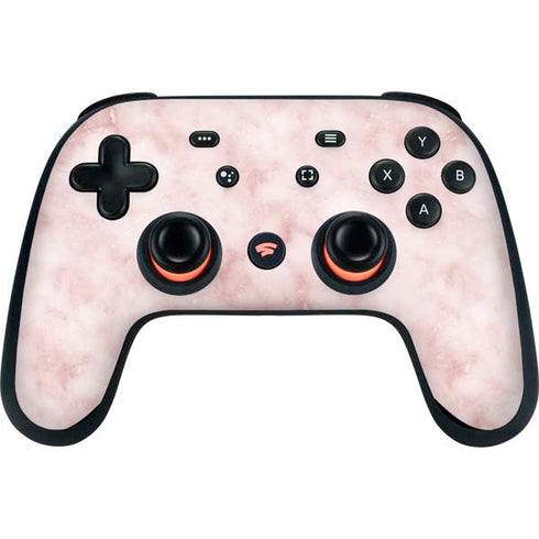 Blush Marble Google Stadia Controller Skin