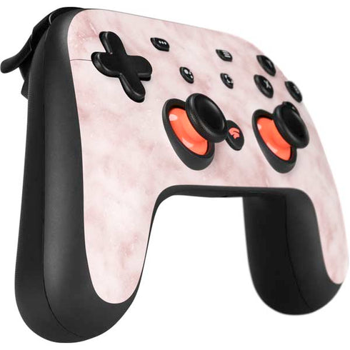 Blush Marble Google Stadia Controller Skin