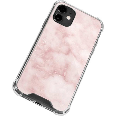 Blush Marble iPhone 12 Clear Case
