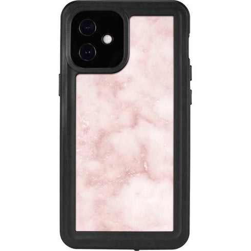 Blush Marble iPhone 12 Mini Waterproof Case