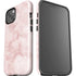 Blush Marble iPhone 15 Plus Impact Case