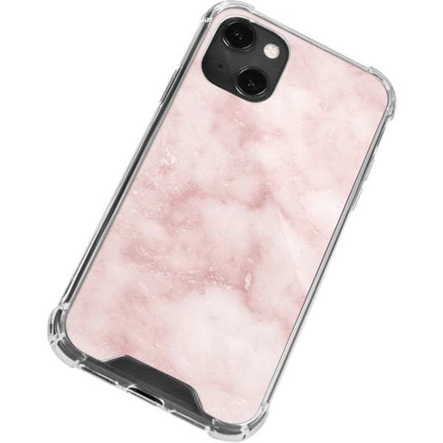 Blush Marble iPhone 14 Plus Clear Case