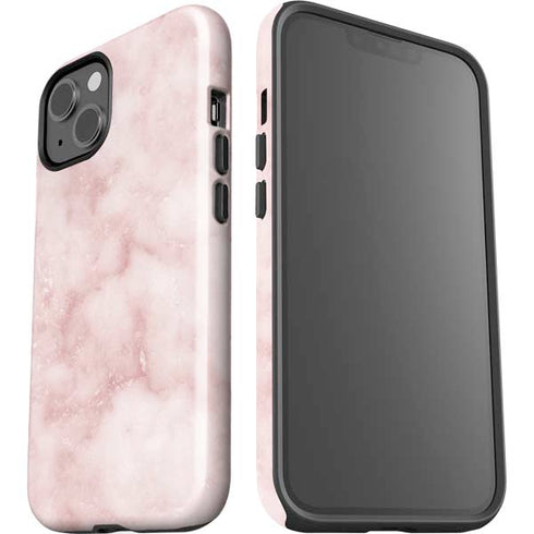Blush Marble iPhone 15 Impact Case