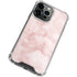 Blush Marble iPhone 15 Pro Clear Case