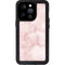 Blush Marble iPhone 14 Pro Waterproof Case