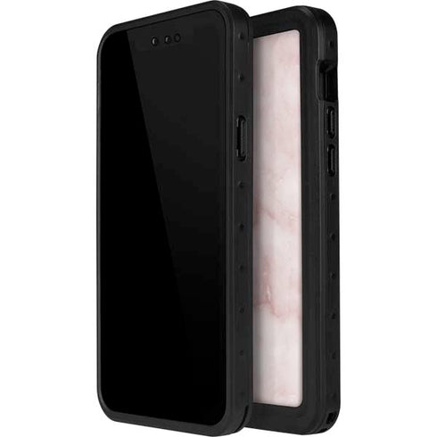 Blush Marble iPhone 15 Plus Waterproof Case
