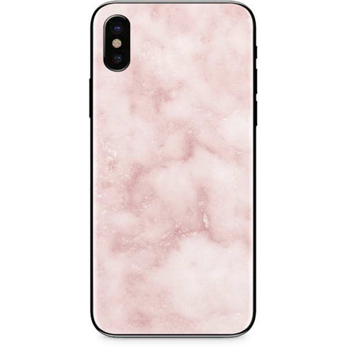 Blush Marble iPhone X Skin