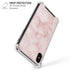 Blush Marble iPhone XS Max Clear Case