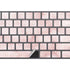 Blush Marble Magic Keyboard with Numeric Keypad Skin