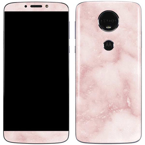 Blush Marble Moto E5 Plus Skin