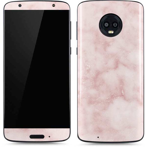 Blush Marble Moto G6 Skin