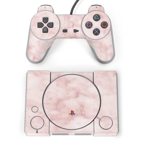 Blush Marble PlayStation Classic Bundle Skin