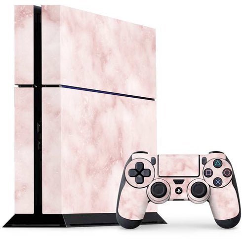 Blush Marble PS4 Console and Controller Bundle Skin